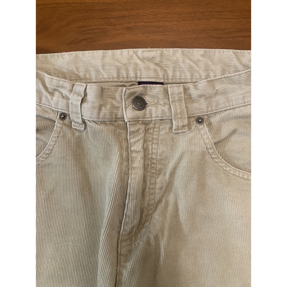 Patagonia Corduroy Pants Mens 30x31 Organic Cotton Beige Straight Gorpcore Cords - Picture 10 of 15